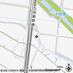 福岡県久留米市荒木町荒木3494周辺の地図