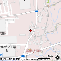 福岡県八女郡広川町日吉1276周辺の地図