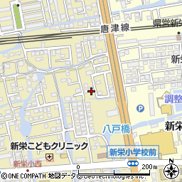 佐賀県佐賀市鍋島町八戸1422-10周辺の地図