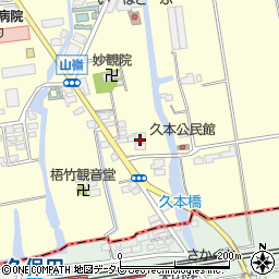 佐賀県小城市三日月町金田1115周辺の地図
