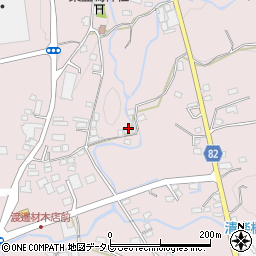 福岡県八女郡広川町日吉1242-3周辺の地図