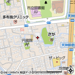佐賀県佐賀市多布施2丁目5周辺の地図