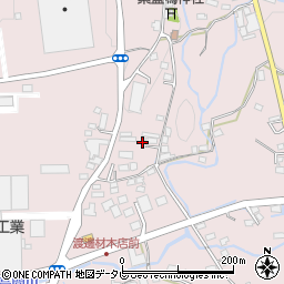 福岡県八女郡広川町日吉1250-56周辺の地図