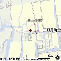 佐賀県小城市三日月町金田1333周辺の地図