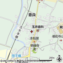 大分県玖珠郡九重町恵良543周辺の地図