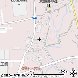福岡県八女郡広川町日吉1250-59周辺の地図