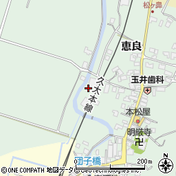 大分県玖珠郡九重町恵良559周辺の地図