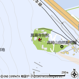 萬壽寺別院周辺の地図