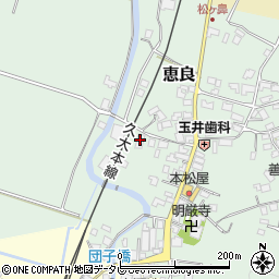大分県玖珠郡九重町恵良553周辺の地図