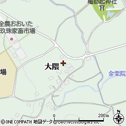 大分県玖珠郡玖珠町大隈1541周辺の地図