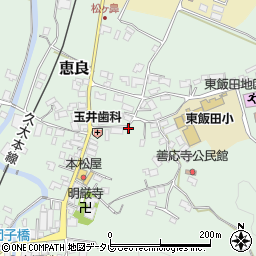 大分県玖珠郡九重町恵良519周辺の地図