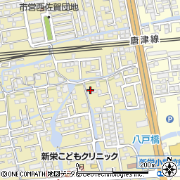 佐賀県佐賀市鍋島町八戸1417周辺の地図