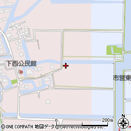 佐賀県神埼市千代田町下西周辺の地図