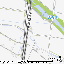 福岡県久留米市荒木町荒木2593-5周辺の地図