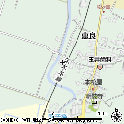 大分県玖珠郡九重町恵良558-1周辺の地図