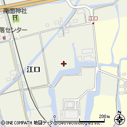 佐賀県小城市江口周辺の地図
