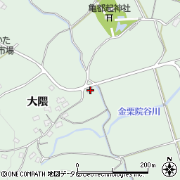 大分県玖珠郡玖珠町大隈1552周辺の地図