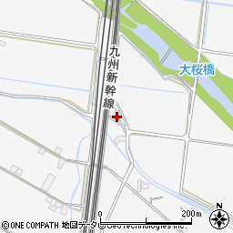 福岡県久留米市荒木町荒木2593周辺の地図