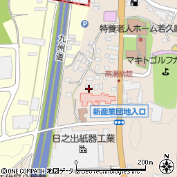 福岡県八女郡広川町新代1348-16周辺の地図