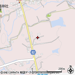 福岡県八女郡広川町日吉907-4周辺の地図