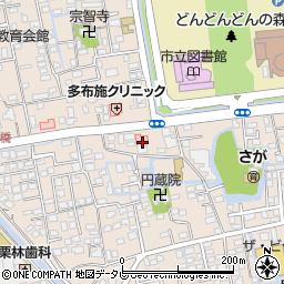 佐賀県佐賀市多布施2丁目6周辺の地図