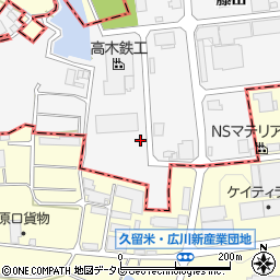 福岡県久留米市荒木町藤田1423-34周辺の地図