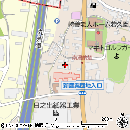 福岡県八女郡広川町新代1348周辺の地図