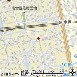 佐賀県佐賀市鍋島町八戸1624周辺の地図