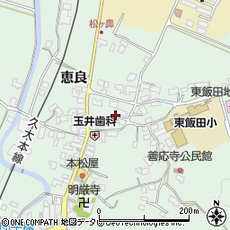 大分県玖珠郡九重町恵良421周辺の地図