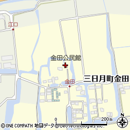 佐賀県小城市三日月町金田1329周辺の地図