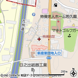 福岡県八女郡広川町新代1348-11周辺の地図