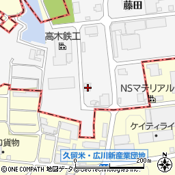 福岡県久留米市荒木町藤田1423-43周辺の地図