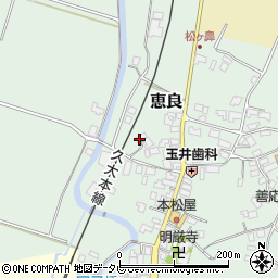 大分県玖珠郡九重町恵良400周辺の地図