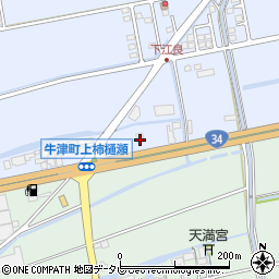 佐賀県小城市牛津町乙柳854周辺の地図