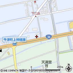 佐賀県小城市牛津町乙柳852周辺の地図