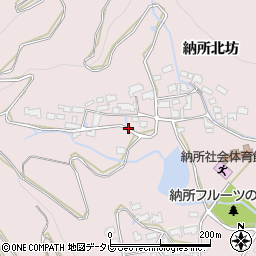 佐賀県多久市東多久町納所北坊2502周辺の地図