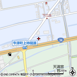 佐賀県小城市牛津町乙柳856周辺の地図