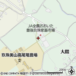 大分県玖珠郡玖珠町大隈1748周辺の地図