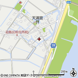 佐賀県神埼市千代田町迎島883周辺の地図