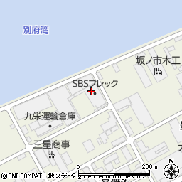 日本アクセス大分ＴＰＬ・ＳＢＳフレック周辺の地図