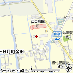 佐賀県小城市三日月町金田1181周辺の地図