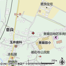 大分県玖珠郡九重町恵良489-2周辺の地図