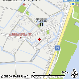 佐賀県神埼市千代田町迎島881周辺の地図