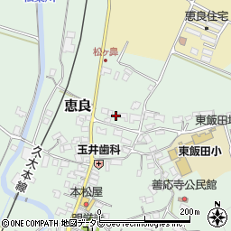 大分県玖珠郡九重町恵良429周辺の地図