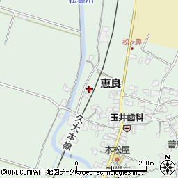 大分県玖珠郡九重町恵良388周辺の地図
