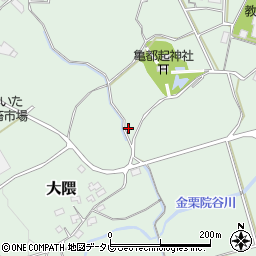 大分県玖珠郡玖珠町大隈1259周辺の地図