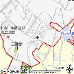 福岡県久留米市荒木町藤田1265-40周辺の地図