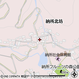 佐賀県多久市東多久町納所北坊2314-1周辺の地図