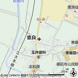 大分県玖珠郡九重町恵良428周辺の地図