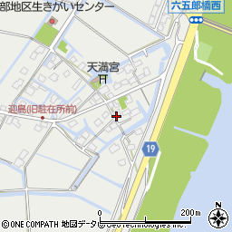 佐賀県神埼市千代田町迎島888周辺の地図
